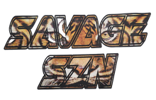 Load image into Gallery viewer, Savage SZN sleeveless hoodie (Tiger King/Queen)