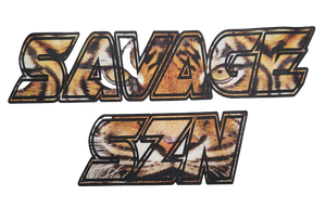 Savage SZN sleeveless hoodie (Tiger King/Queen)